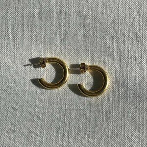 Madewell chunky small hoop